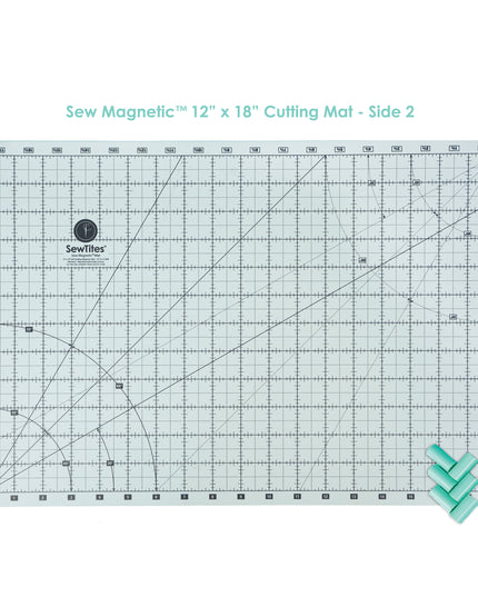 Sew Magnetic 12" x 18" Self-Healing Cutting Mat + 6 Boosters