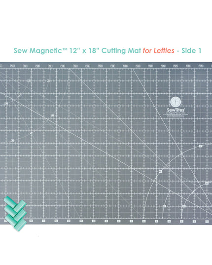 Sew Magnetic 12" x 18" Self-Healing Cutting Mat + 6 Boosters