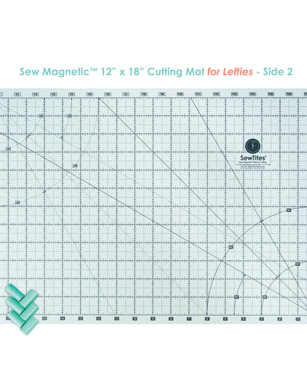 Sew Magnetic 12" x 18" Self-Healing Cutting Mat + 6 Boosters