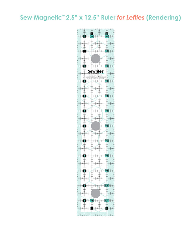 Sew Magnetic 2.5" x 12.5" Ruler