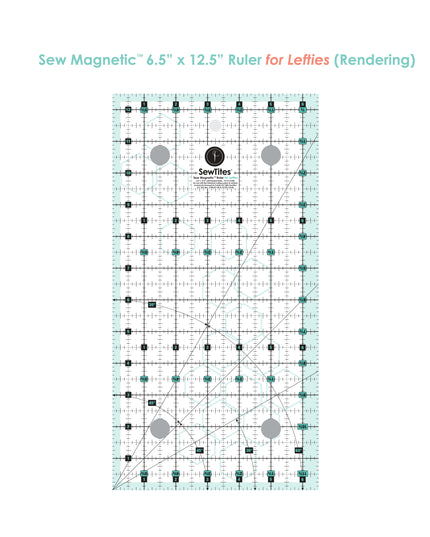 Sew Magnetic 6.5" x 12.5" Ruler